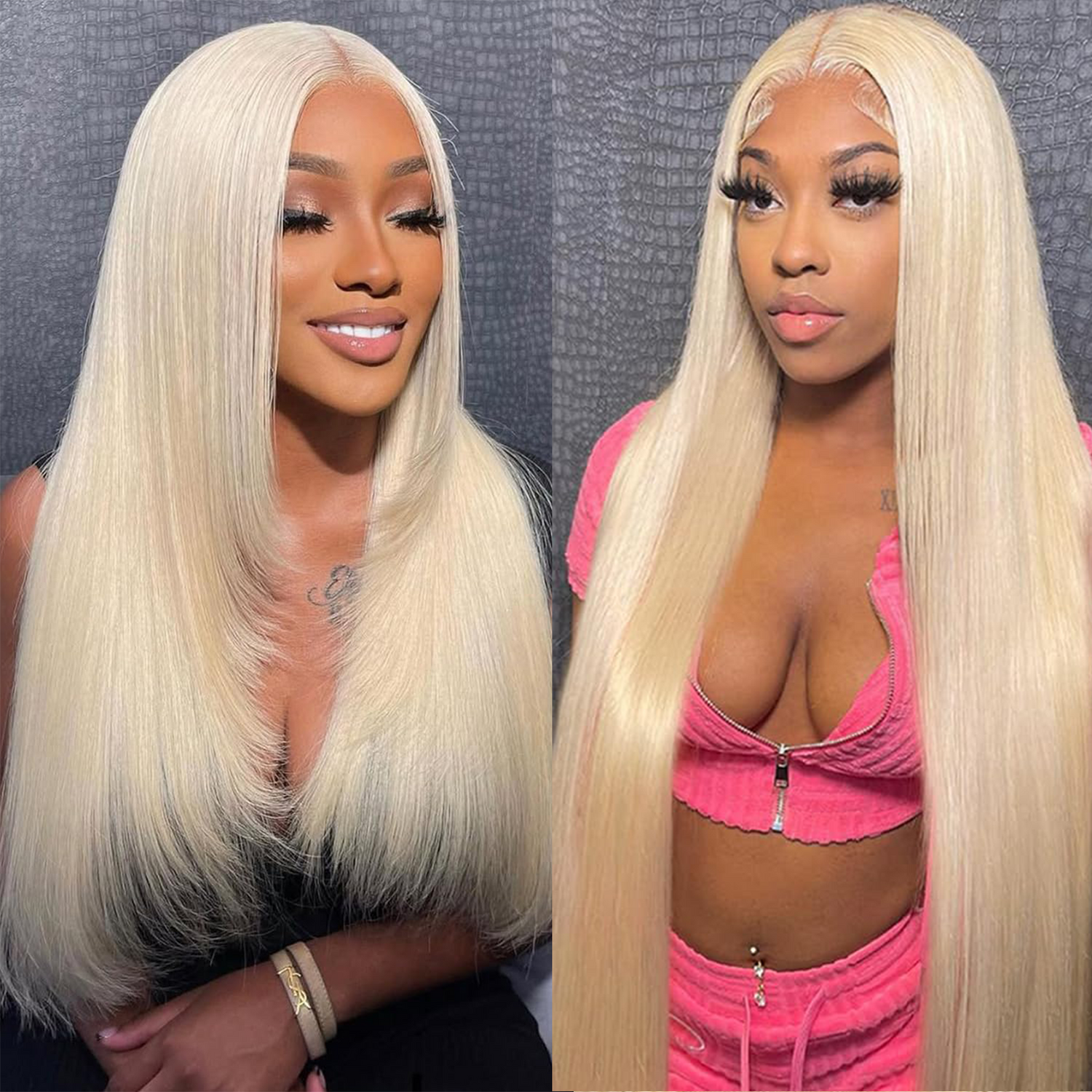 13x6 Lace Front Wigs Human Hair Pre Plucked Straight Lace Front Wigs Human Hair 300% Density 13x6 Frontal Wigs with Baby Hair Straight Wigs Human Hair for Women