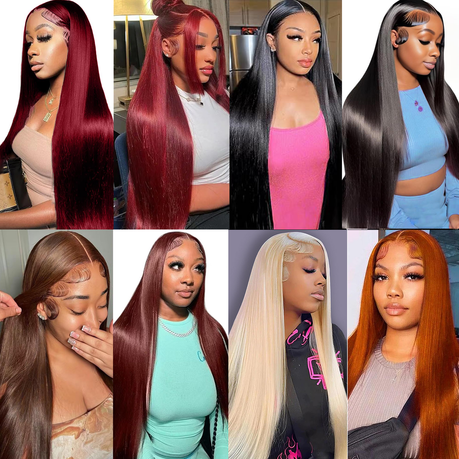 36Inch 13x6 Lace Front Wigs Human Hair Pre Plucked Straight Lace Front Wigs Human Hair 180% Density 13x6 Frontal Wigs with Baby Hair Straight Wigs Human Hair for Women